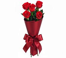 Букет 5 Красных роз Эдлесс Лав в Дубовке