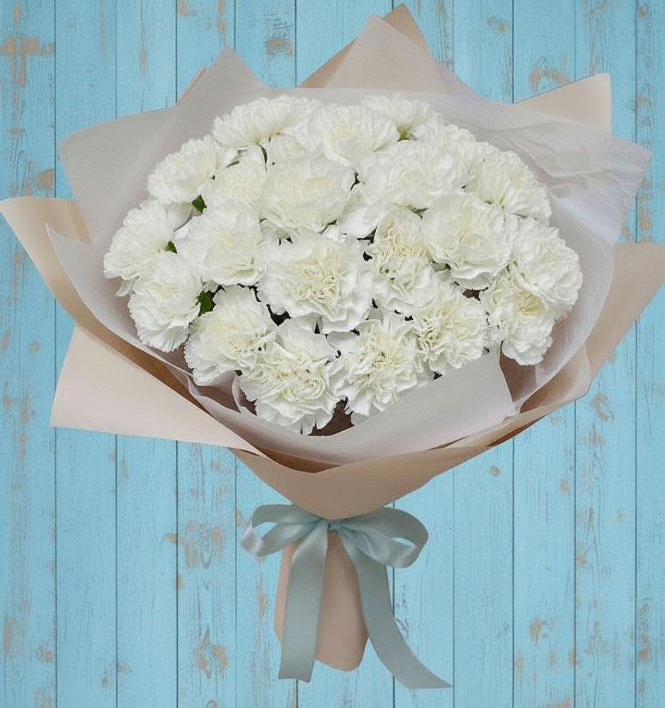 Букет цветов из: Гвоздики в Дубовке