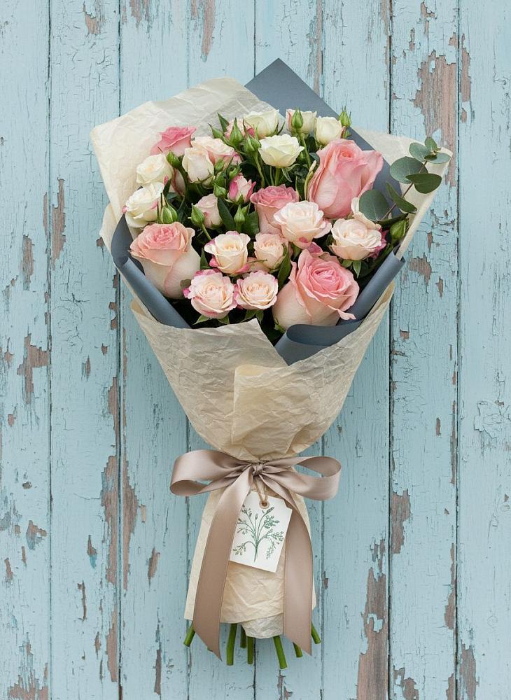 Букет цветов из: Розы в Дубовке