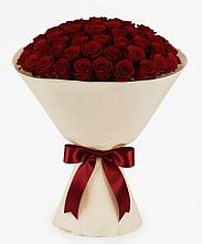 Букет 101 Бордовая роза Блэк Бакарра в Дубовке