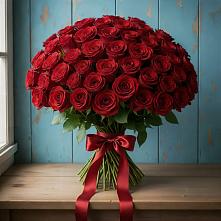 Букет Красные розы Блэк Меджик в Дубовке