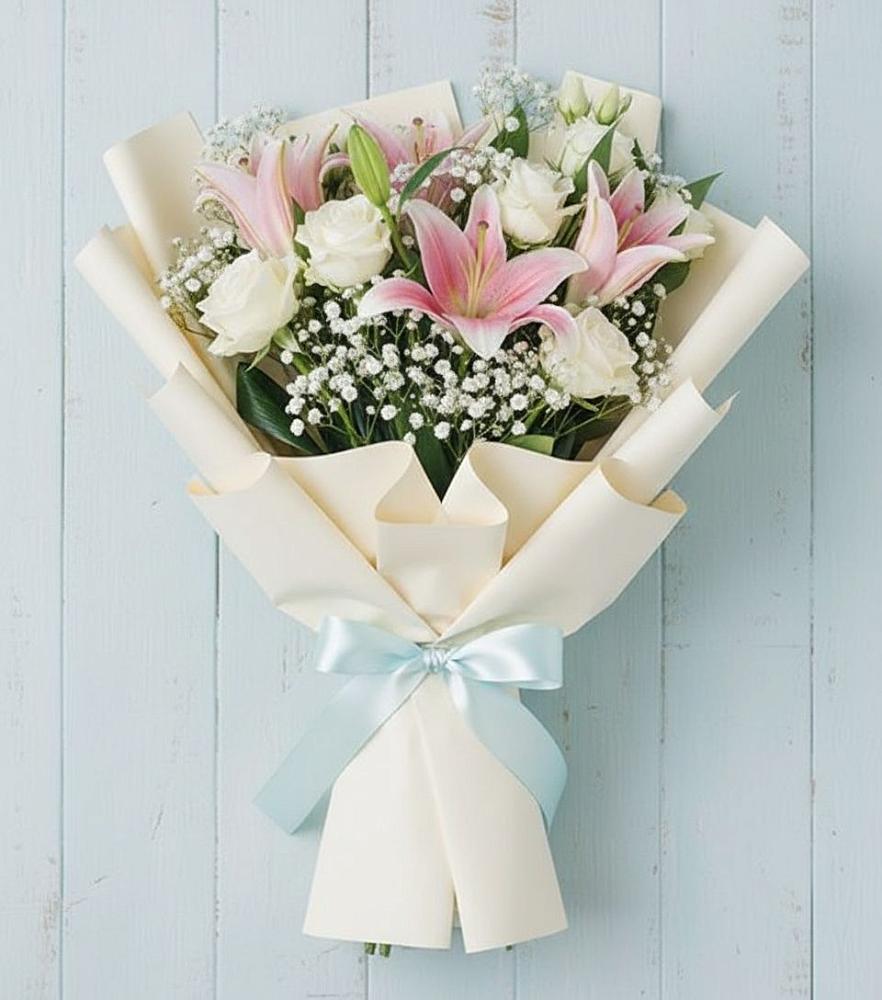 Букет цветов из: Лилии в Дубовке