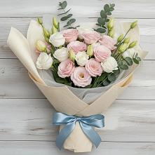 Букет цветов из:  Лизиантусы #REPLACE_PRED# Дубовке