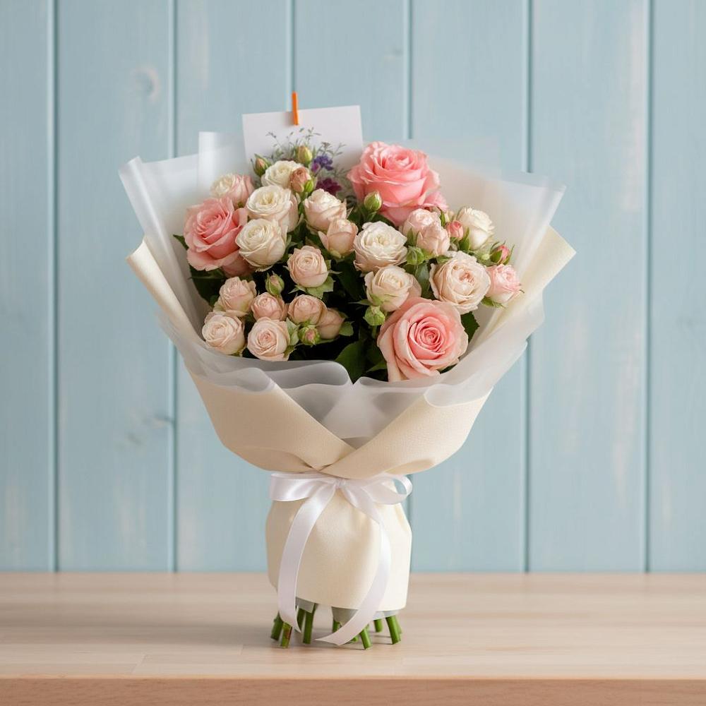 Букет цветов из: Розы в Дубовке