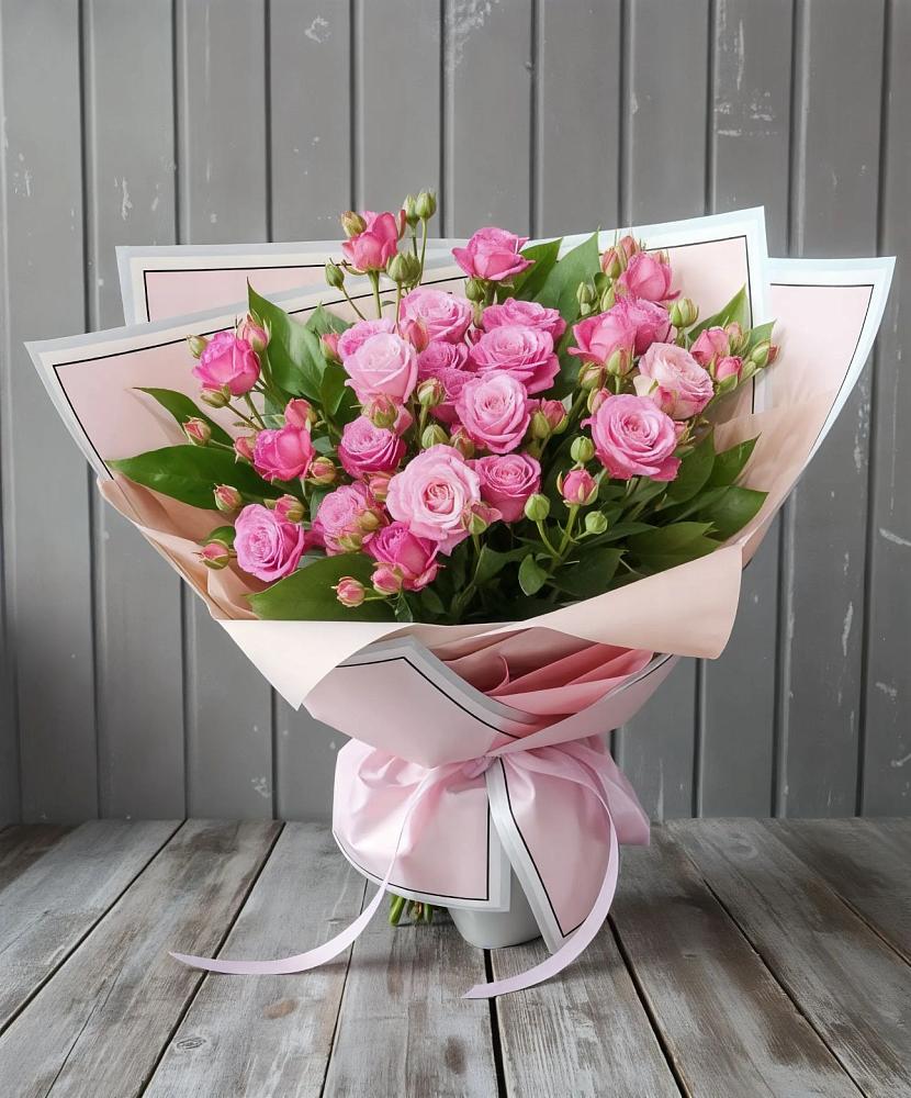 Букет Розовый кустик в Дубовке