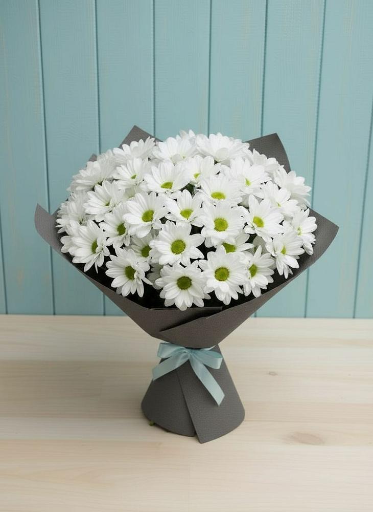 Букет цветов из: Хризантемы в Дубовке