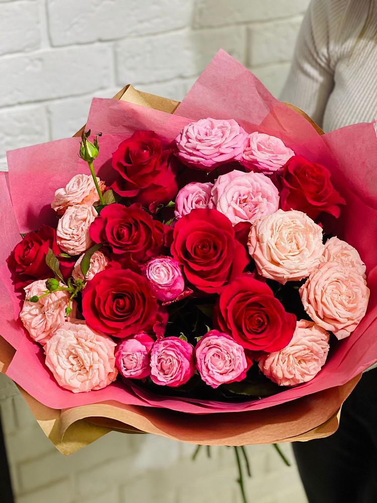 Букет цветов из: Розы в Дубовке