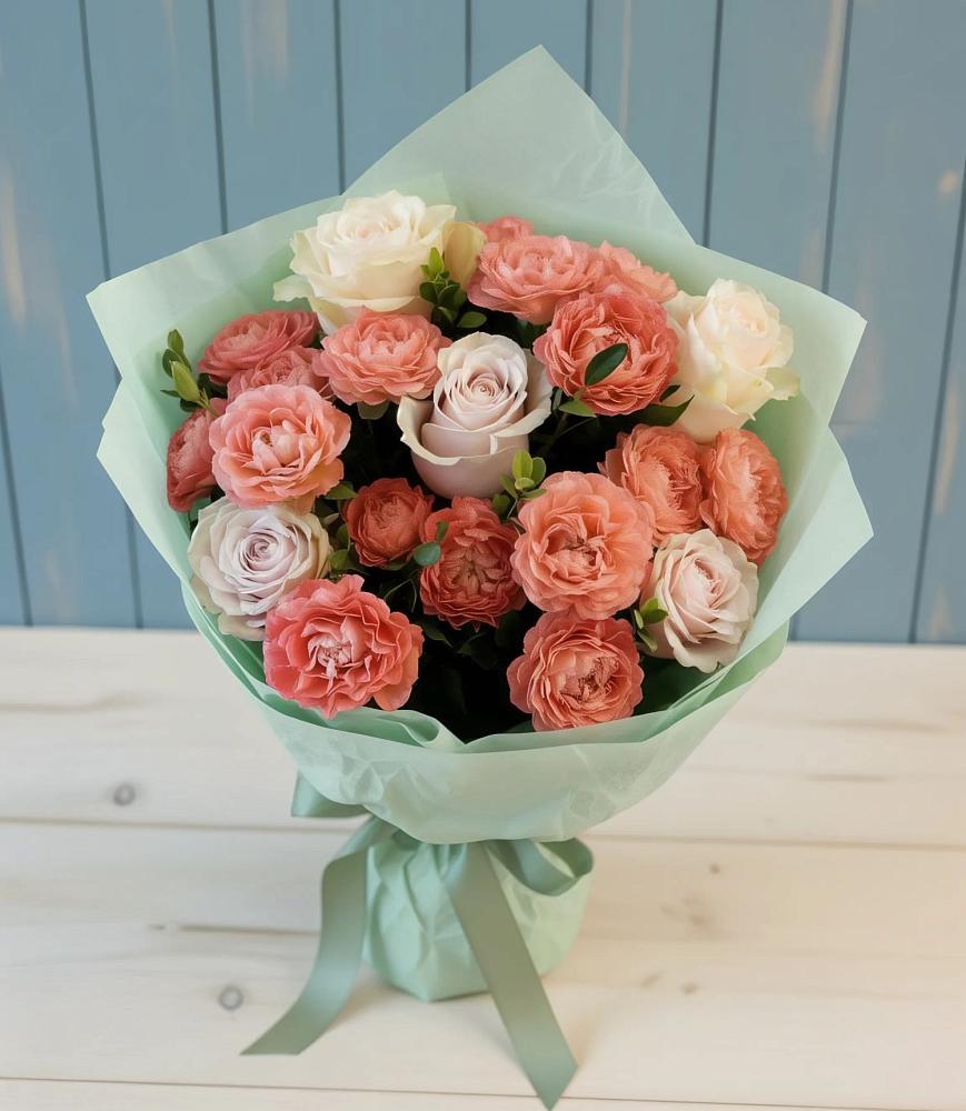 Букет цветов из: Розы в Дубовке