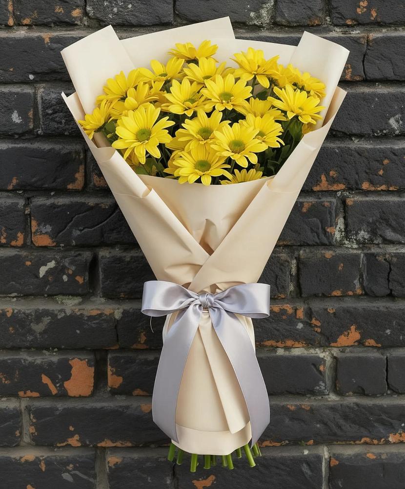 Букет цветов из: Хризантемы в Дубовке