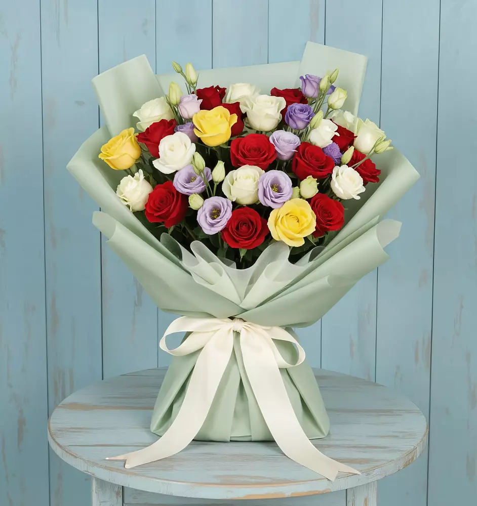 Букет цветов из: Розы в Дубовке