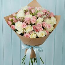 Букет цветов из:  Розы в Дубовке