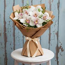 Букет цветов из:  Орхидеи и Розы в Дубовке